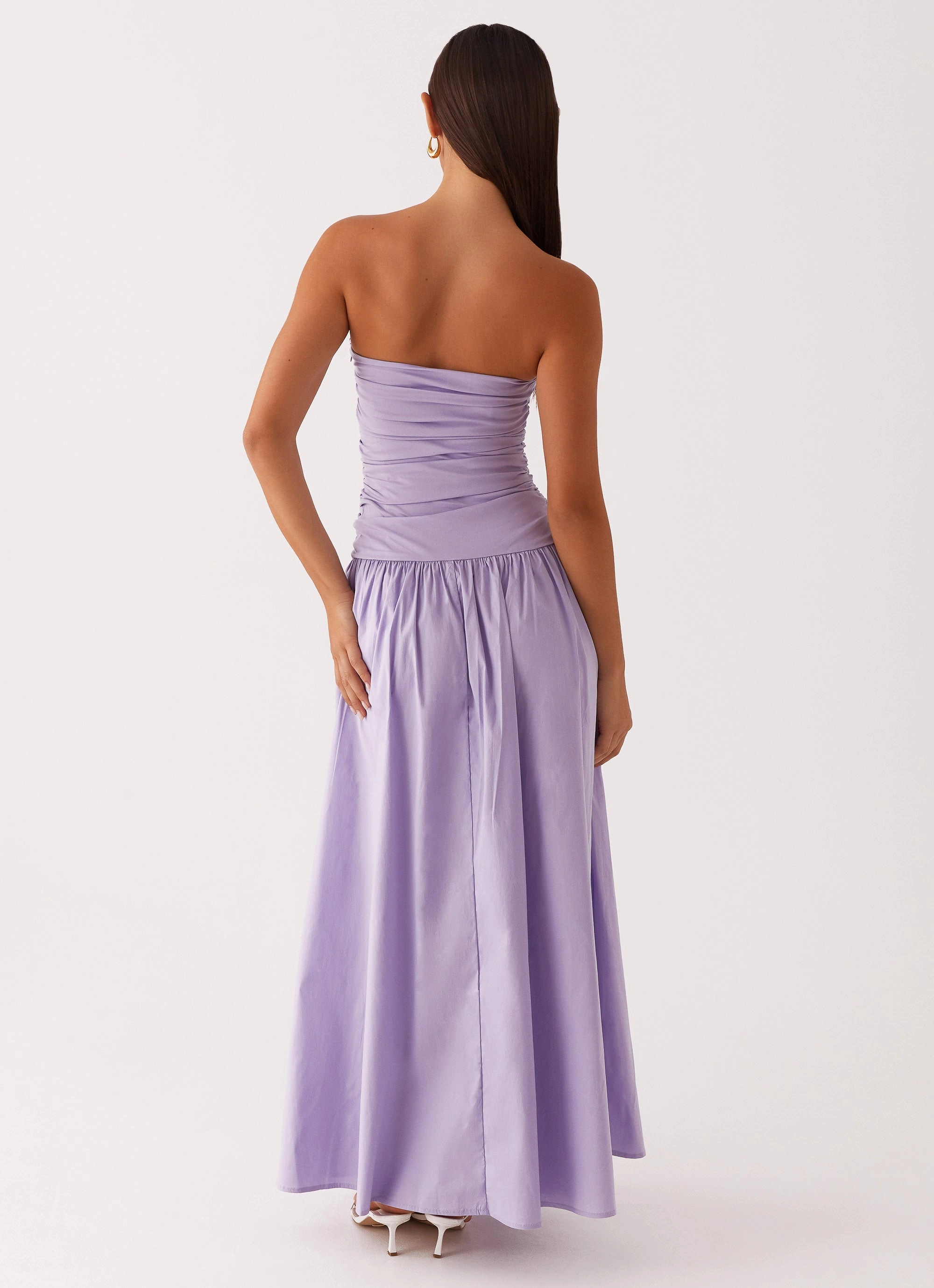 Casual Tones Easy Elegance Carmel Maxi Dress - Lavender