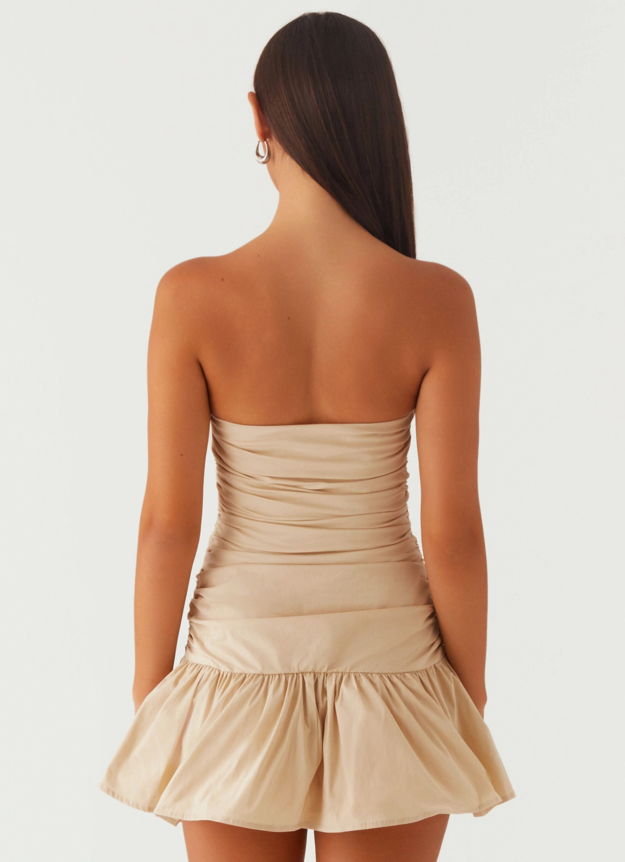 Creative Look Carmel Mini Dress - Ivory