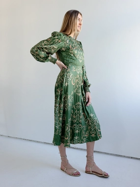 Caroline Midi Dress Floral Comfort