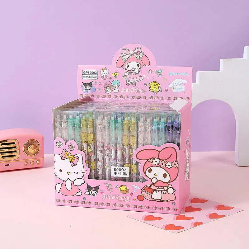 Cartoon Black Ink Gel Pens KI407