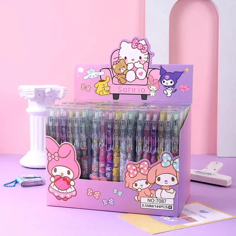 Cartoon Black Ink Gel Pens KI407