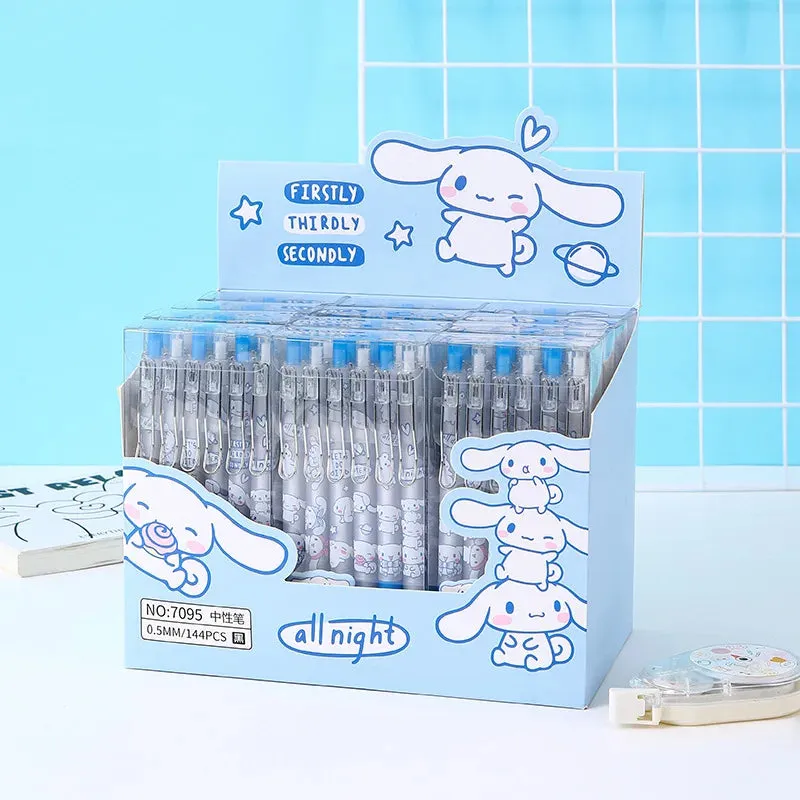 Cartoon Black Ink Gel Pens KI407
