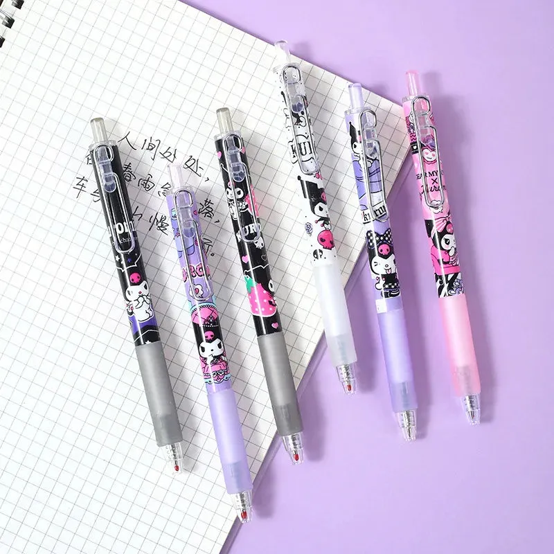 Cartoon Black Ink Gel Pens KI407