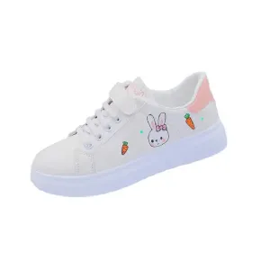 Cartoon Bunny Shoes Vegan Leather