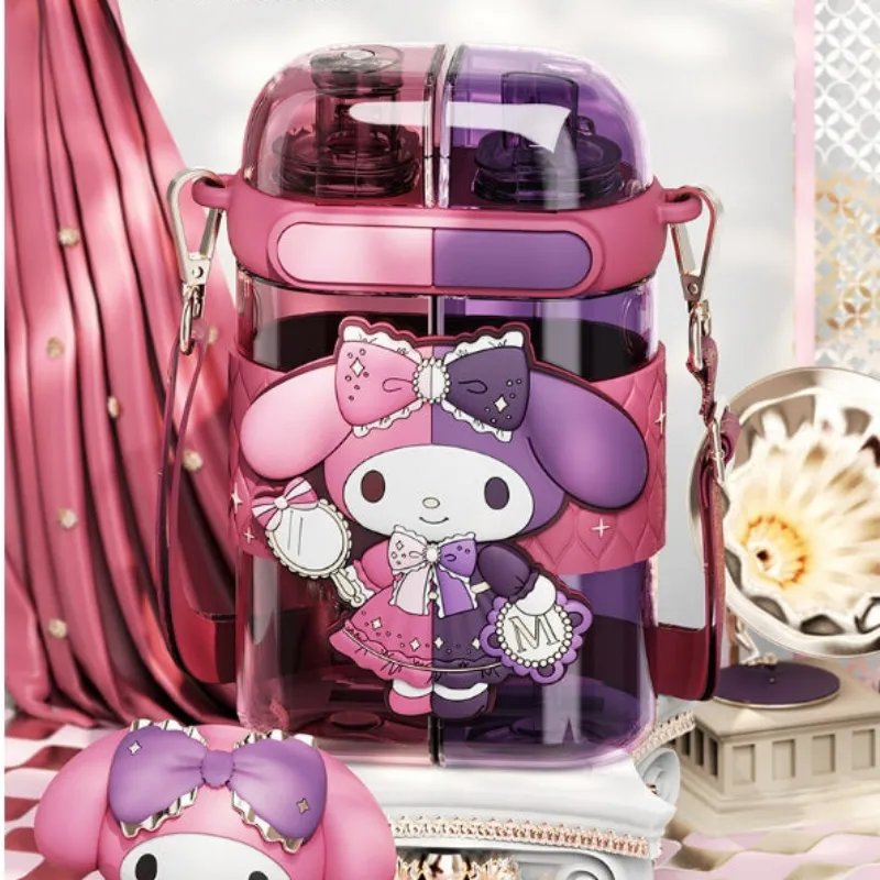 Cartoon Double Drinking Bottle 640ml KI427
