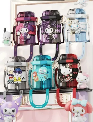 Cartoon Double Drinking Bottle 640ml KI427