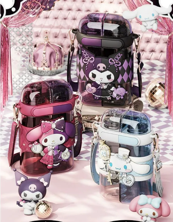 Cartoon Double Drinking Bottle 640ml KI427