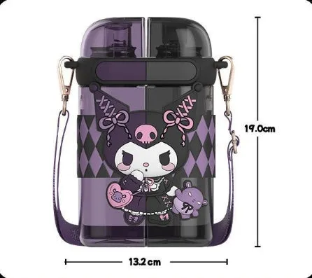 Cartoon Double Drinking Bottle 640ml KI427