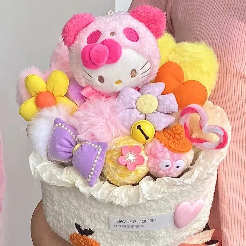 Cartoon Kitty Doll Bouquet KI441