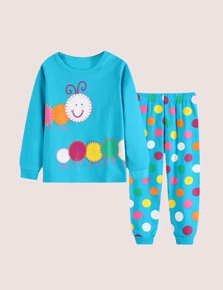 Cartoon Printed Pajamas Set