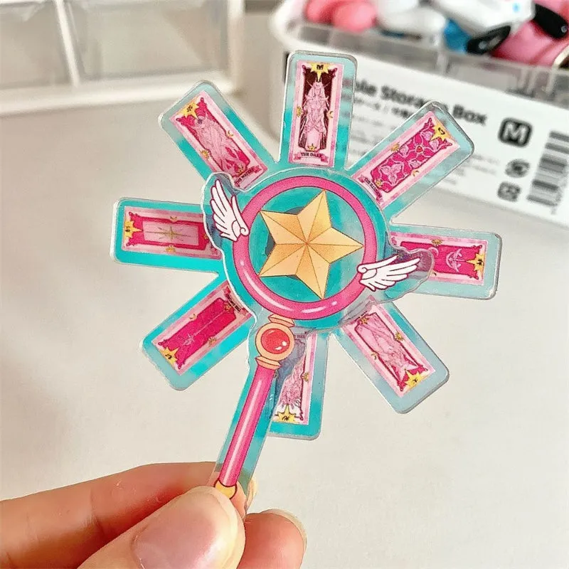 Cartoon Sakura Magic Stick Keychain LY4188