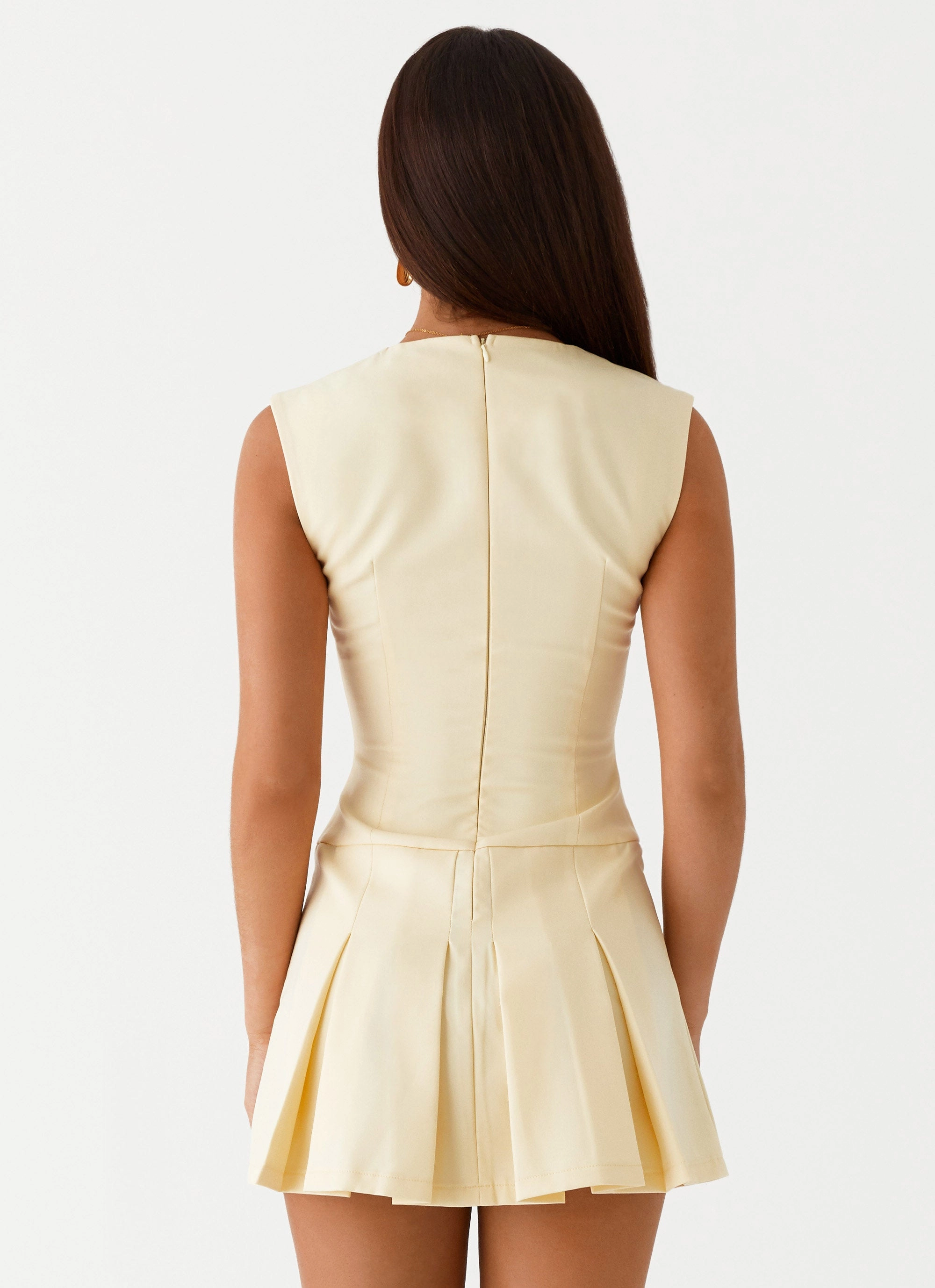All Day Look Cassia Mini Dress - Yellow