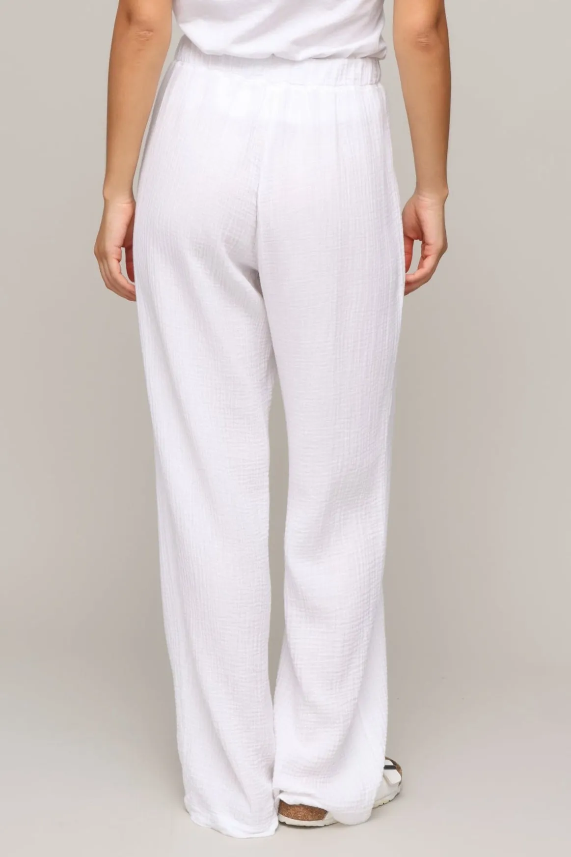 Cassidy Gauze Full Length Pant MultiPocket Zero Waste Manufacturing