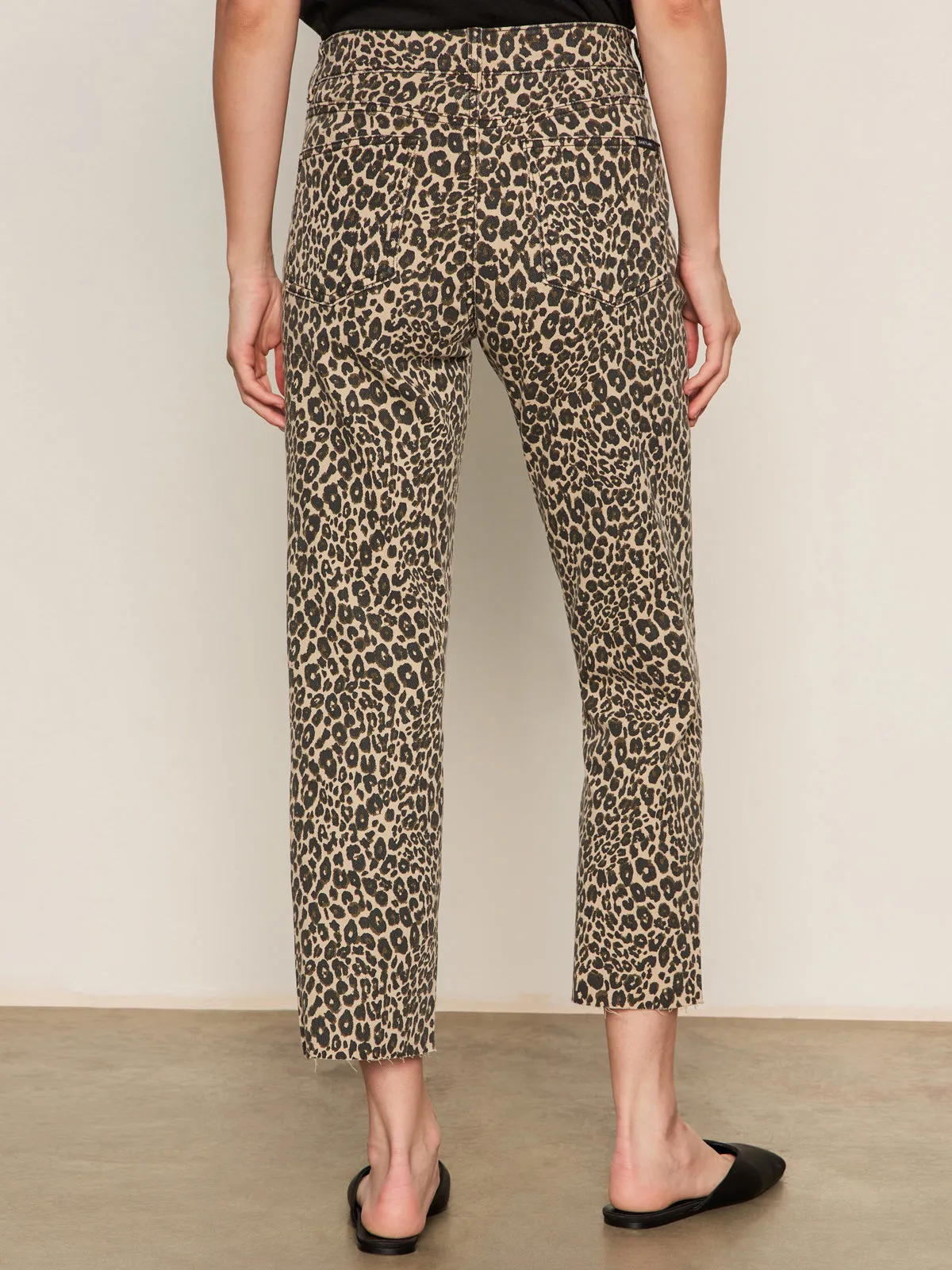 Active Stretch AdjustableTabs Cadence 90's Straight Crop Jean French Kitty