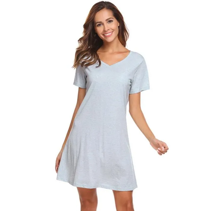 Casual Night Dress Sleepwear