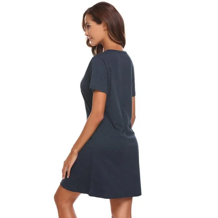 Casual Night Dress Sleepwear
