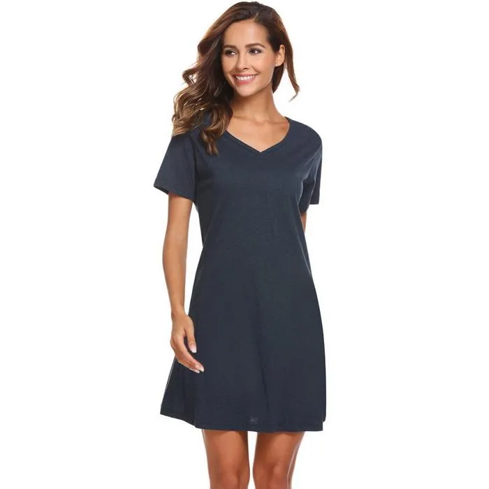 Casual Night Dress Sleepwear