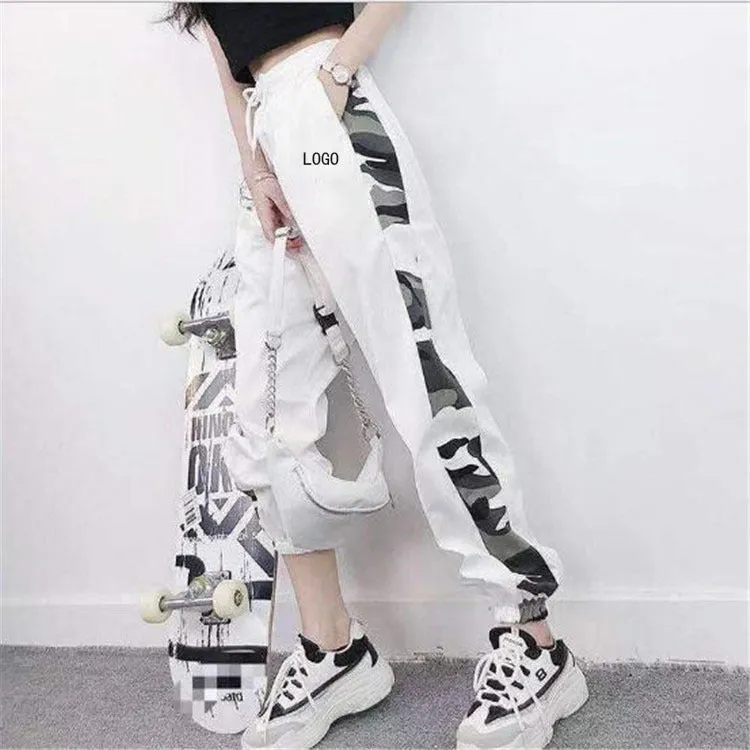 Casual Pants Women Loose Korean Sporty Jogger Ankle-Length Long Pants
