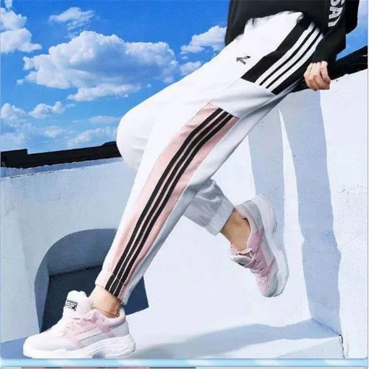 Casual Pants Women Loose Korean Sporty Jogger Ankle-Length Long Pants