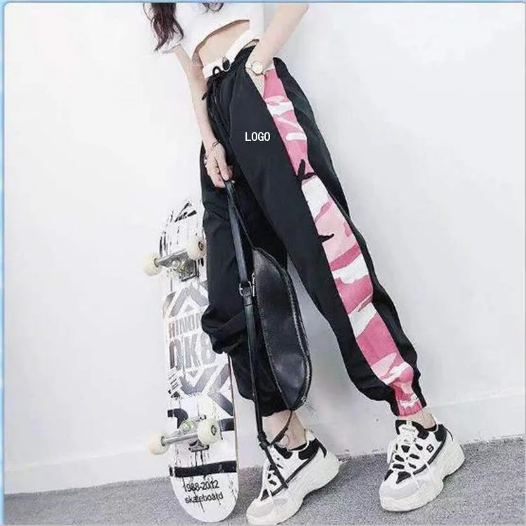 Casual Pants Women Loose Korean Sporty Jogger Ankle-Length Long Pants