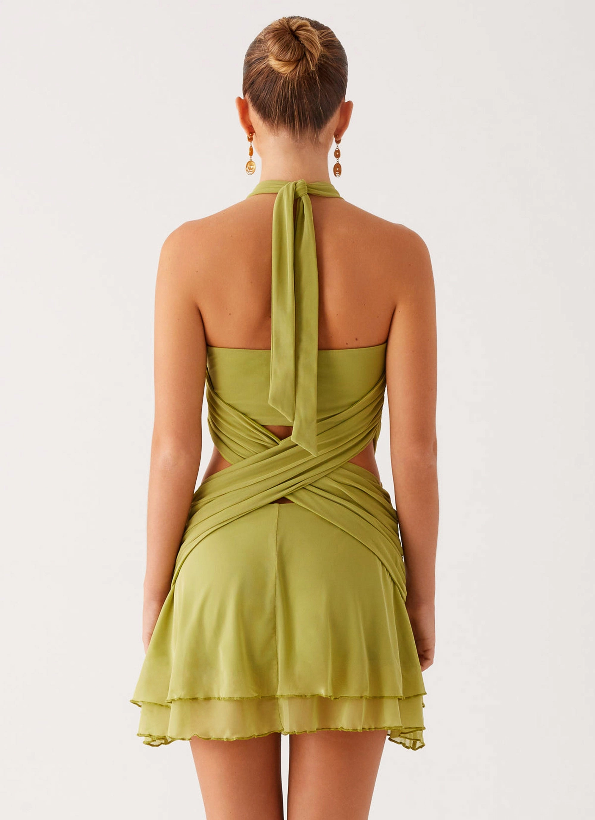 Mid layer Helsa Mini Dress - Green