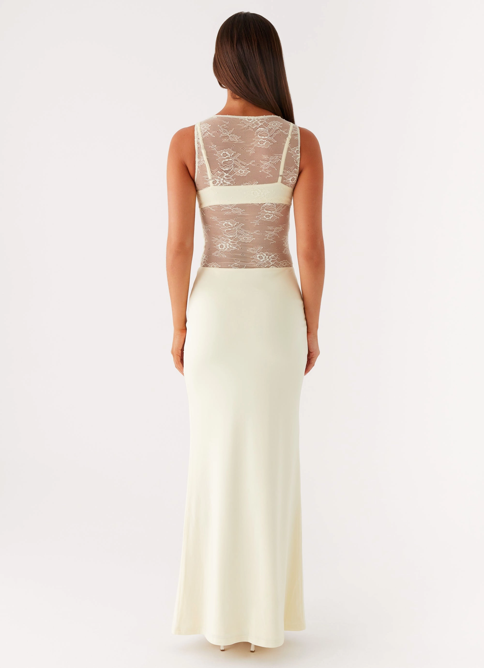 Elegant Mood Imperial Maxi Dress - Yellow