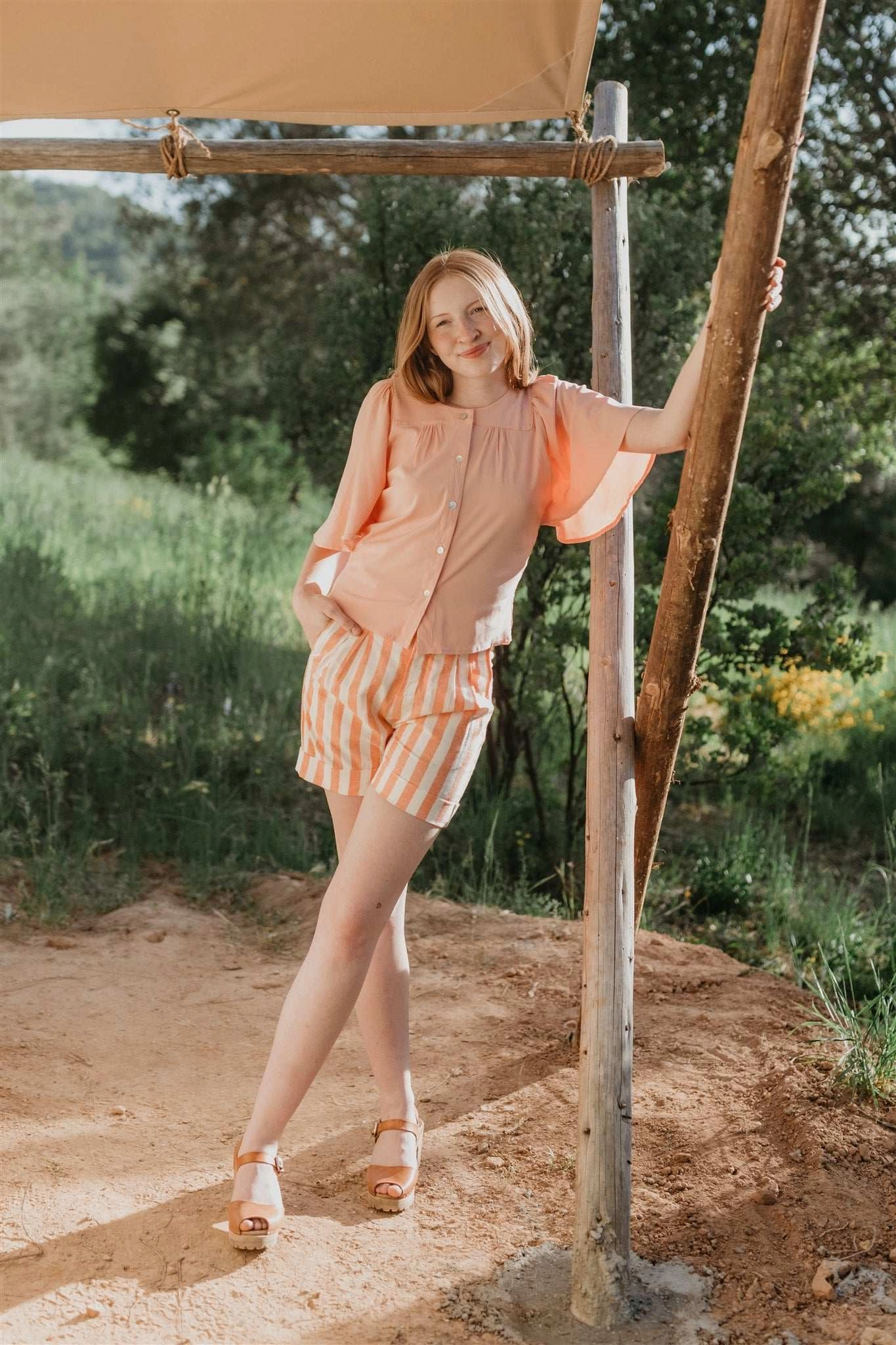 Perfect Shorts in Pink Stripe All Occasion Sport Comfort