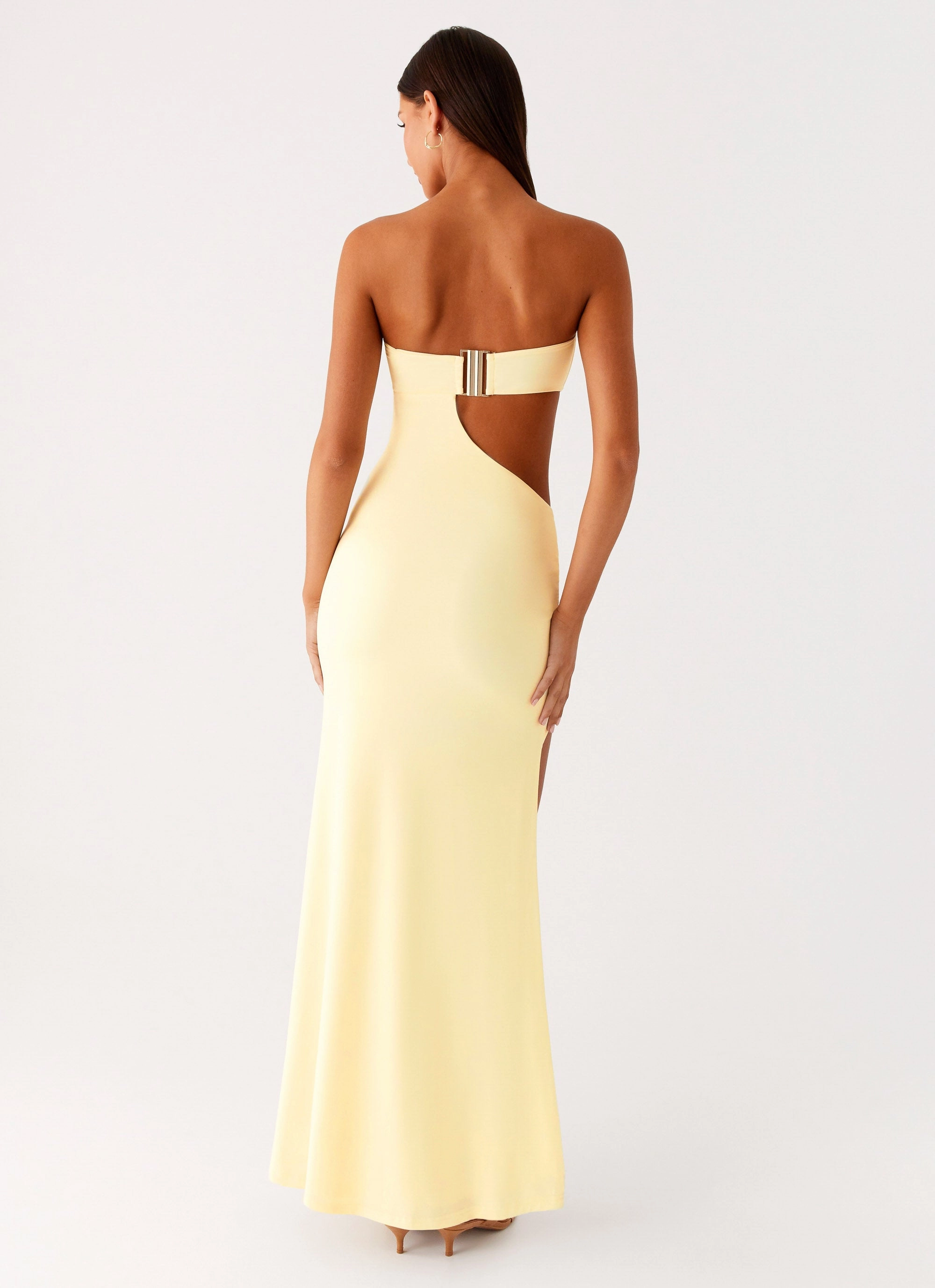Ellisah Ombre Maxi Dress - Sunrise Ombre Polished Mood Elegant Fit