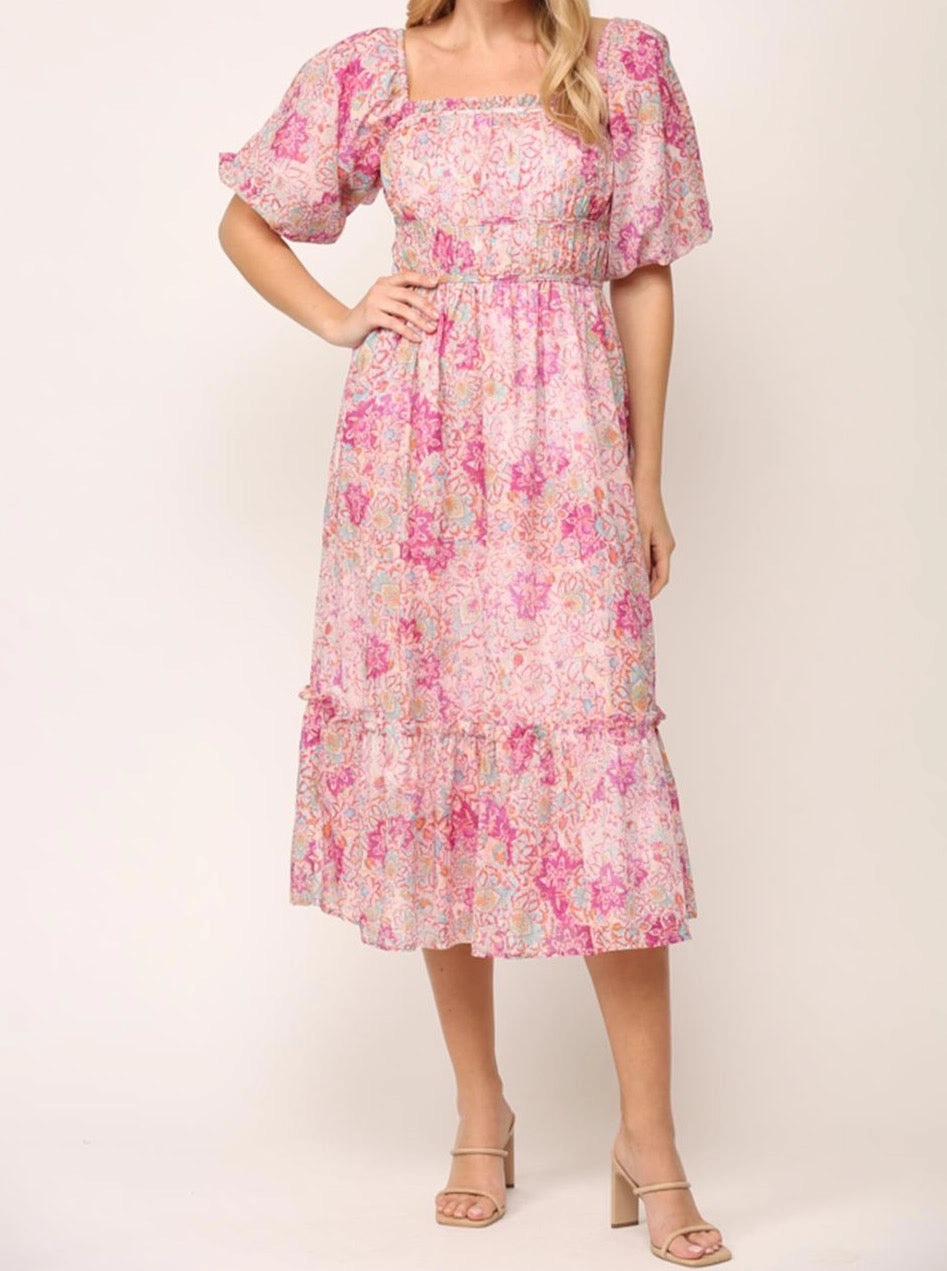 CeCe Floral Dress Seasonal Must-Have