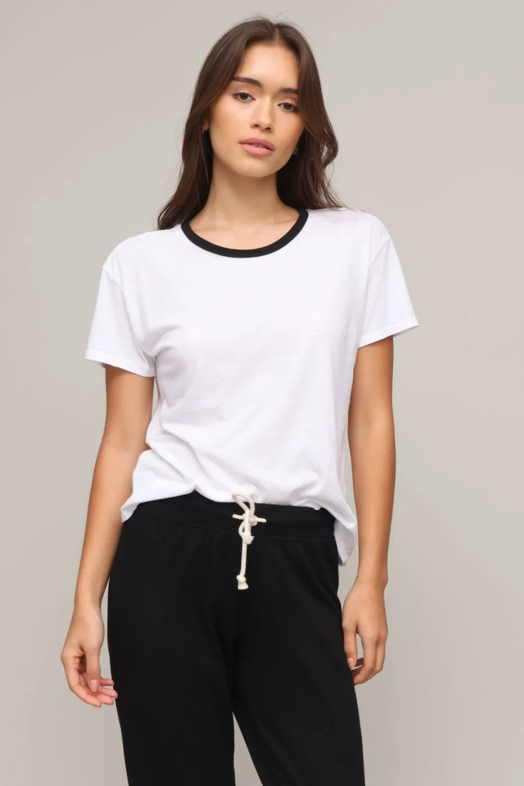 Durable Weave Keys Ringer Crew Neck