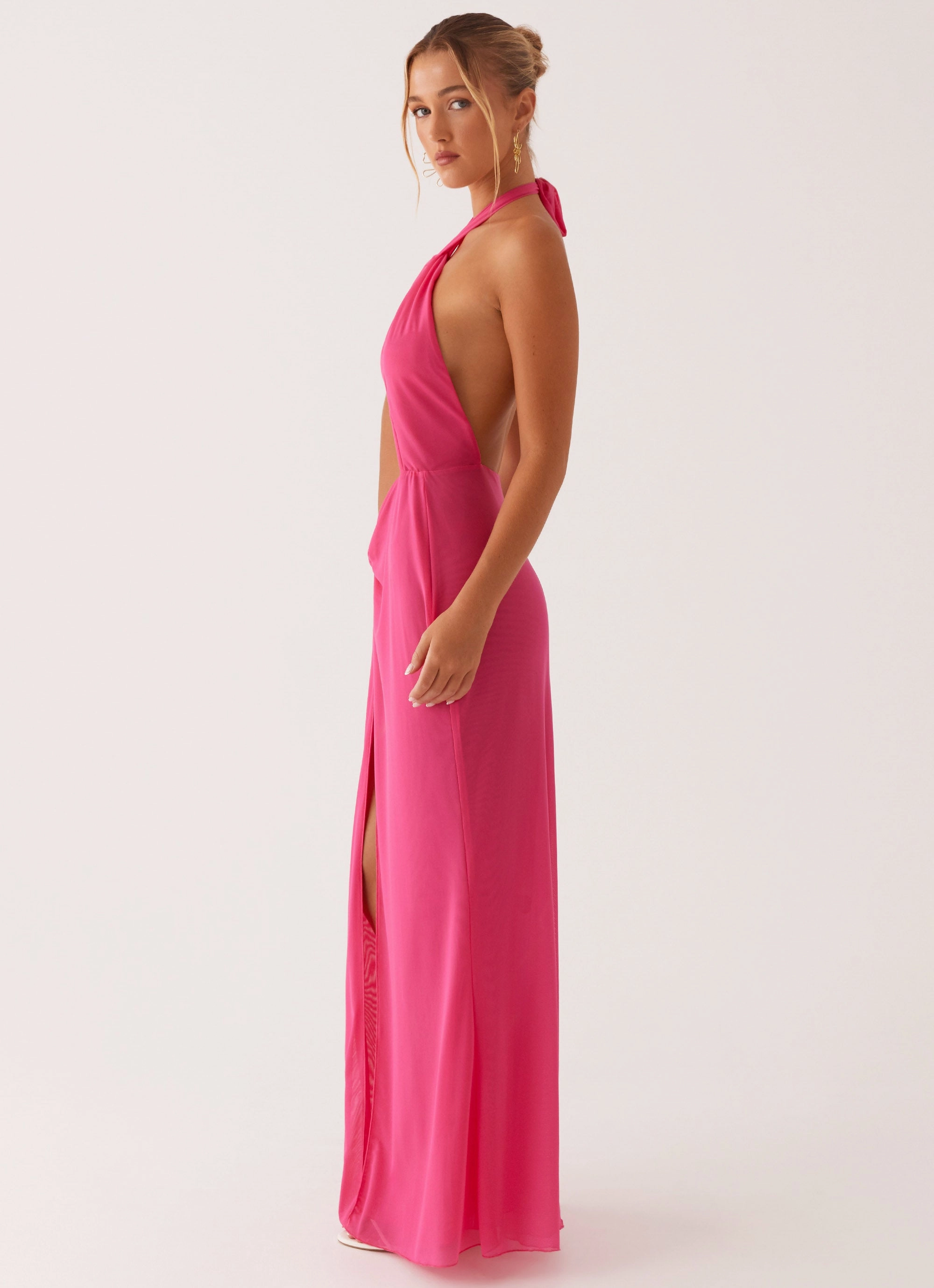 Centre Stage Maxi Dress - Pink Must Have Soft Texture