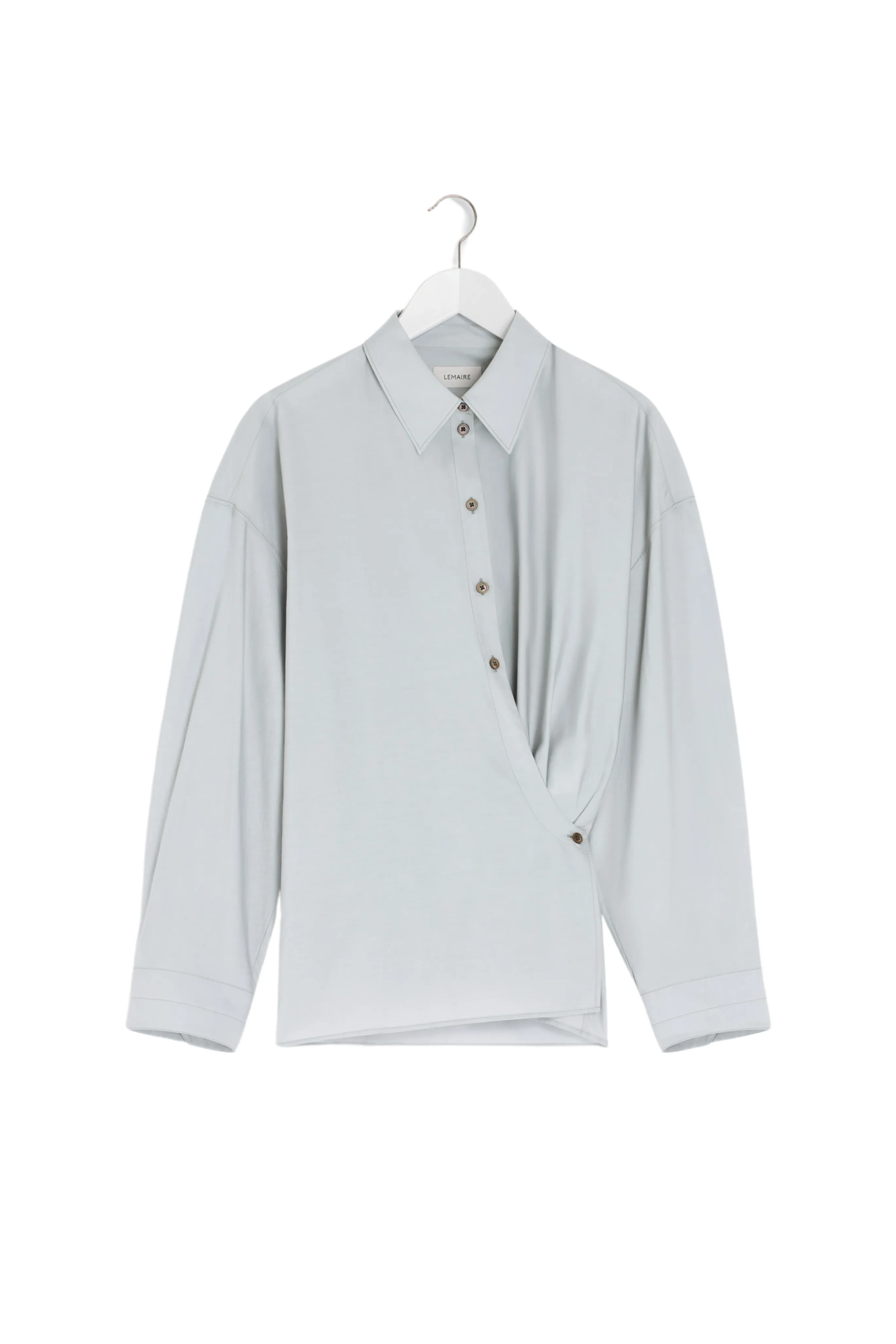 NoSlipGripperBand Straight Collar Twisted Shirt