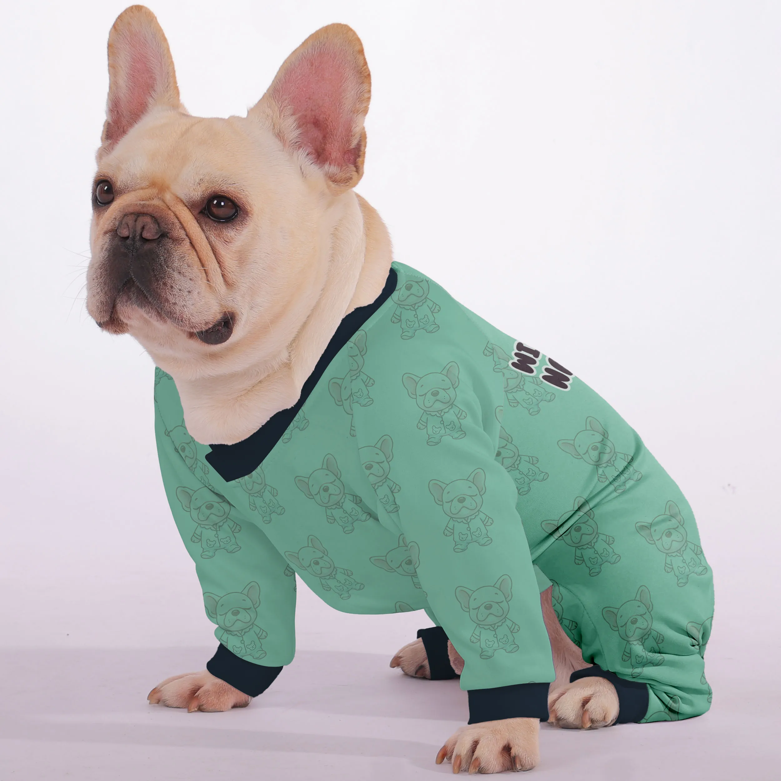 Chanel - Personalized French Bulldog Pajamas with Frenchie’s Name – Ultra-Soft, Cozy, and Adorably Stylish!