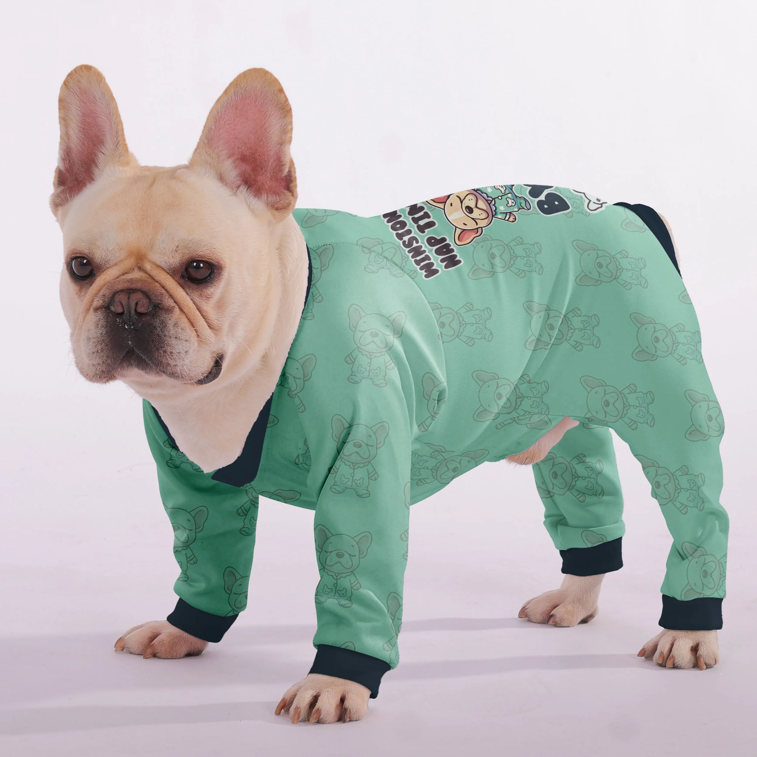Chanel - Personalized French Bulldog Pajamas with Frenchie’s Name – Ultra-Soft, Cozy, and Adorably Stylish!