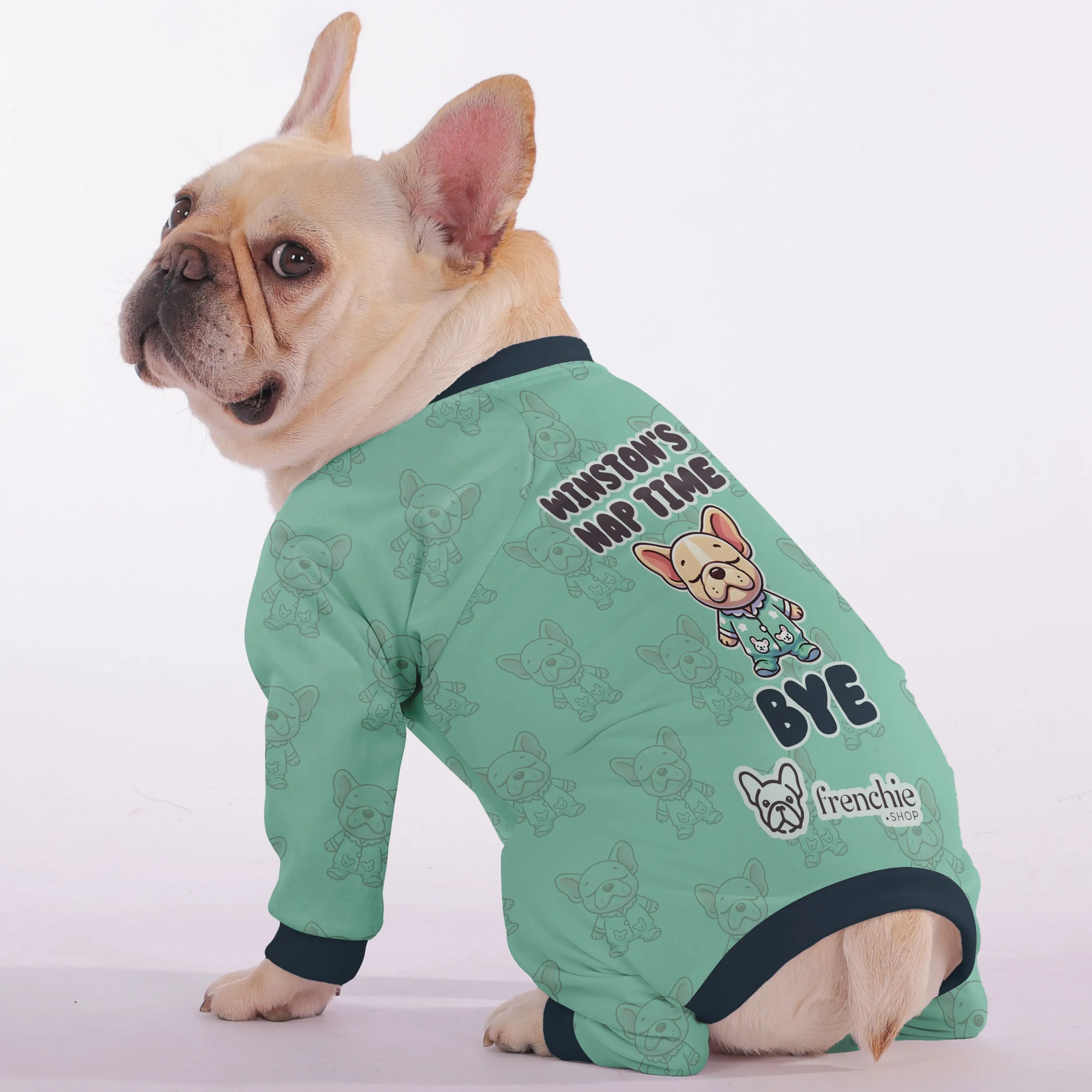 Chanel - Personalized French Bulldog Pajamas with Frenchie’s Name – Ultra-Soft, Cozy, and Adorably Stylish!