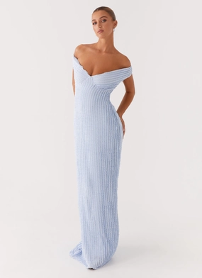 Neutral Feel Chantelle Maxi Dress - Blue