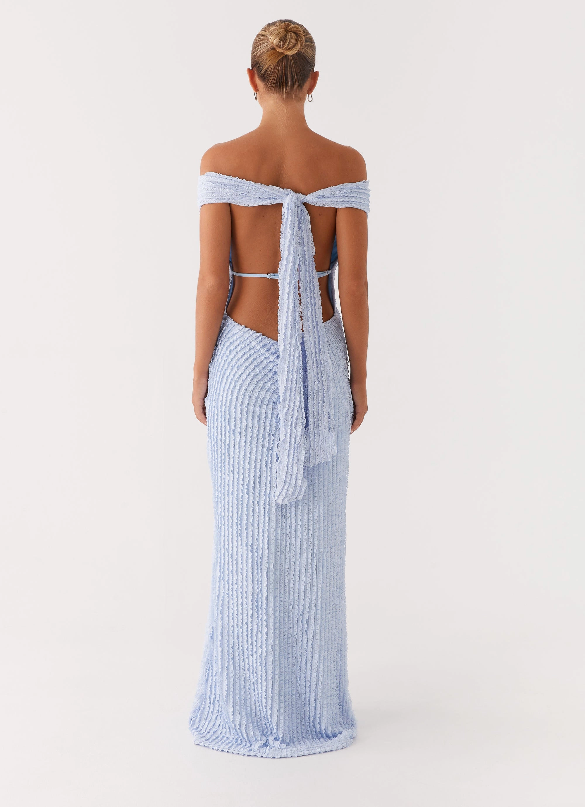 ElasticWaistband Timeless Comfort Chantelle Maxi Dress - Blue