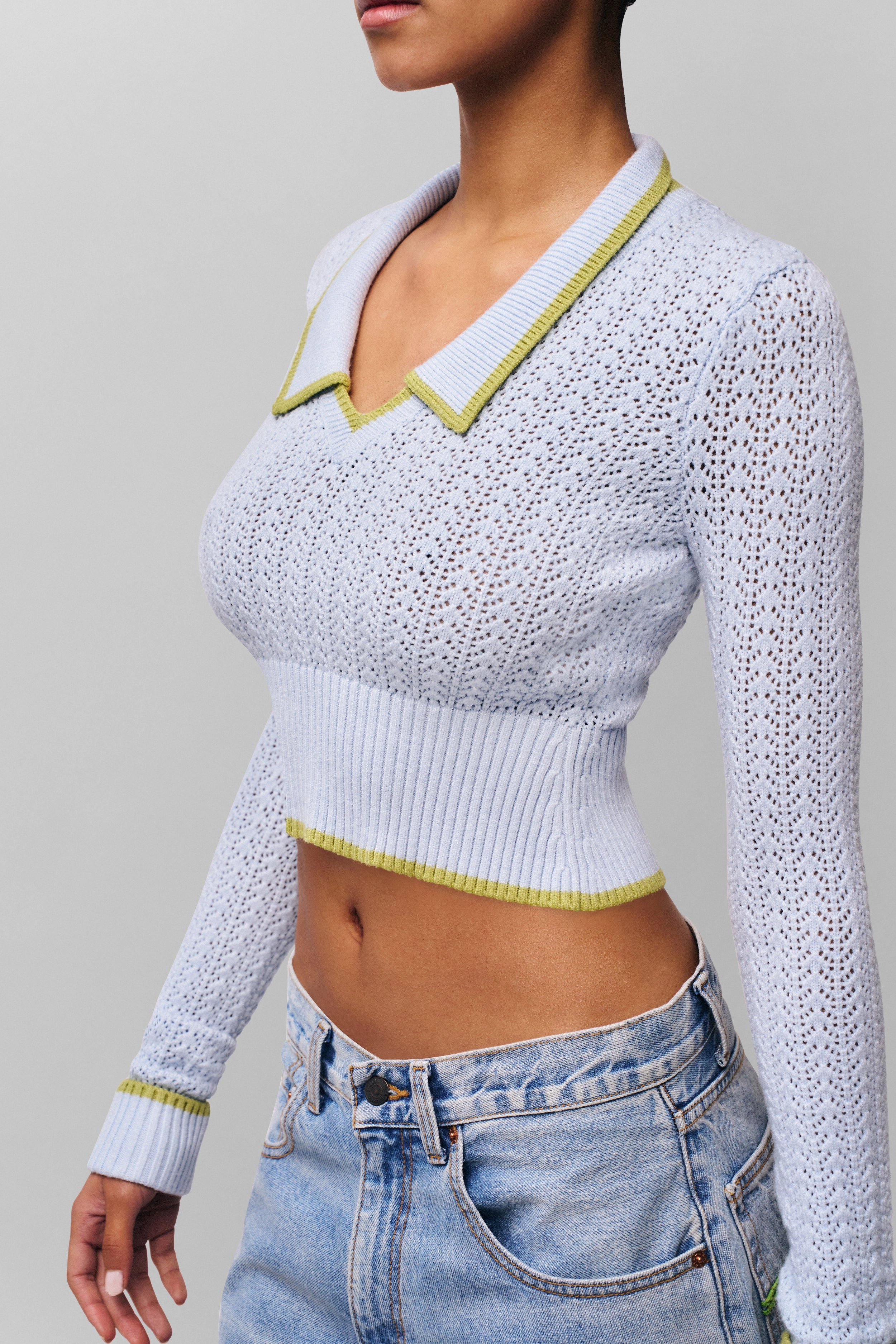 Charlotte Pullover Knit Stretchable Material