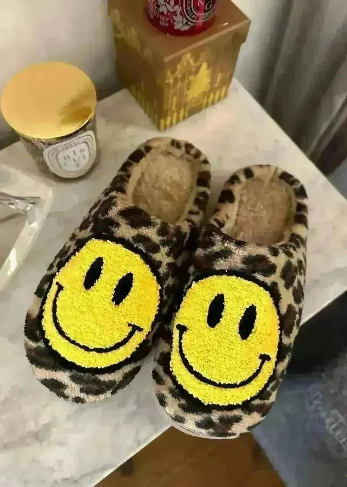 Chaussons Homewear Léo/Happy Face