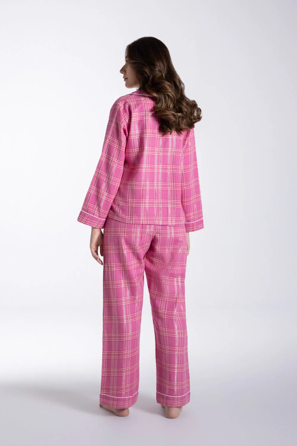 Checkered Loose Fit Pajamas