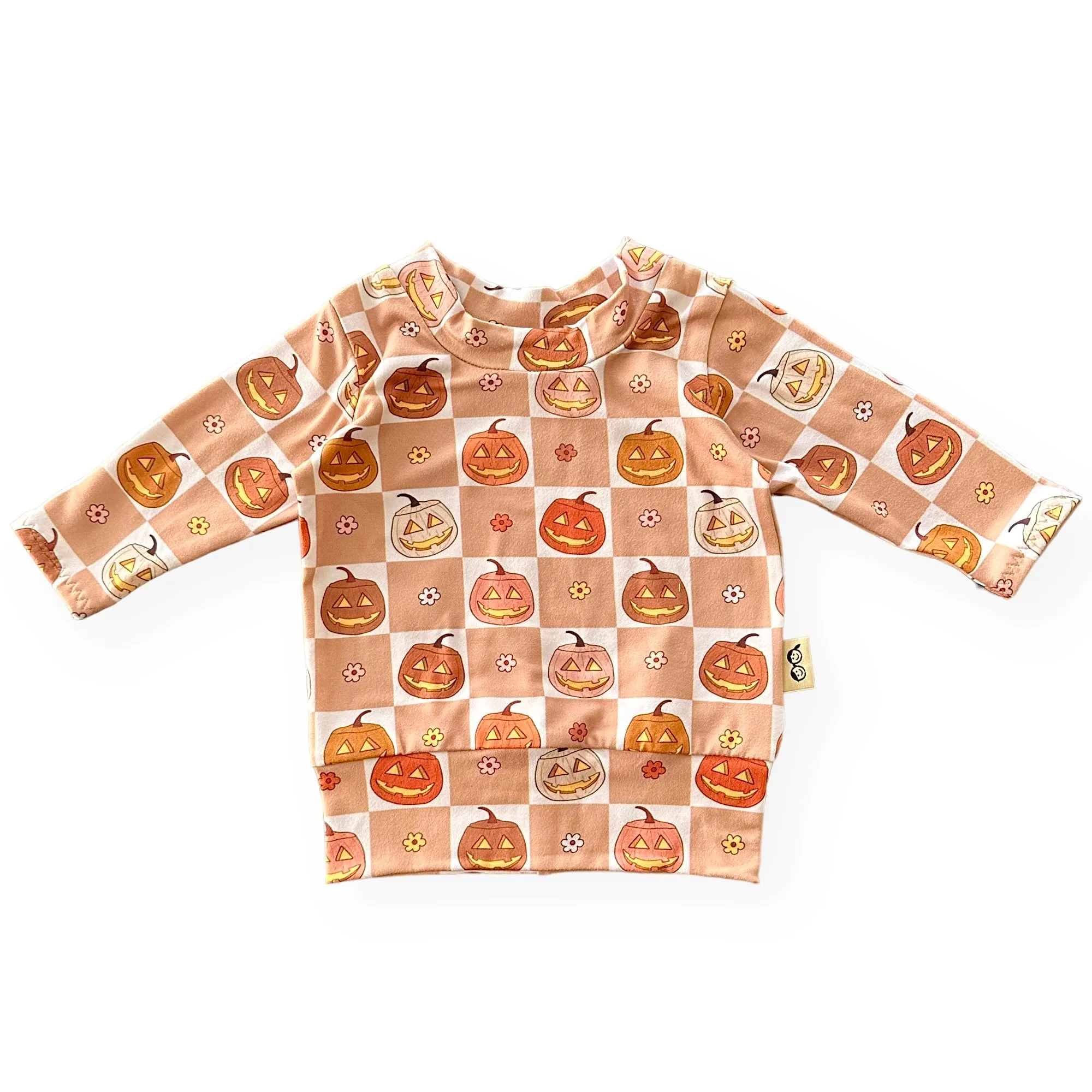 Checkered Pumpkin Lounge Set