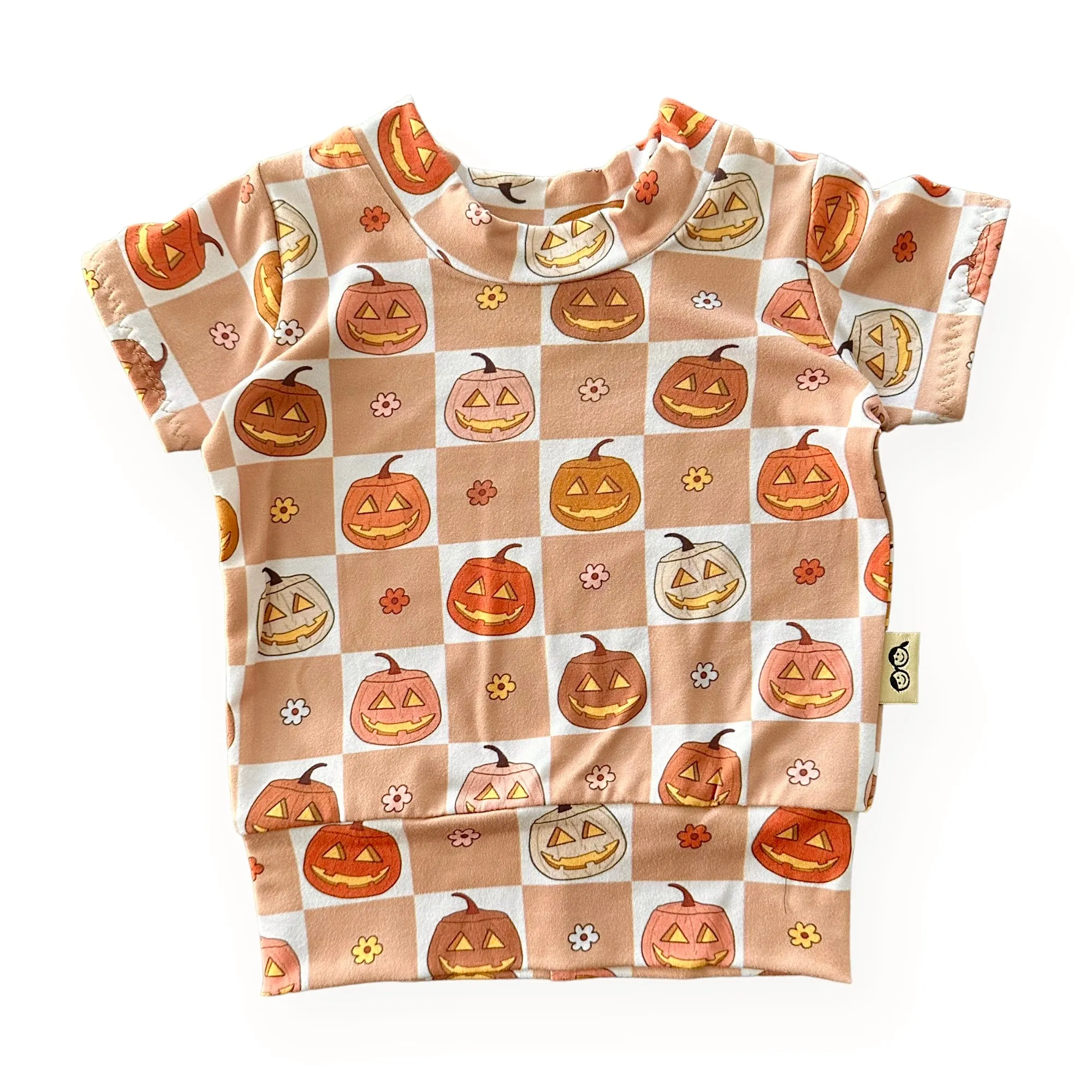Checkered Pumpkin Summer Lounge Set