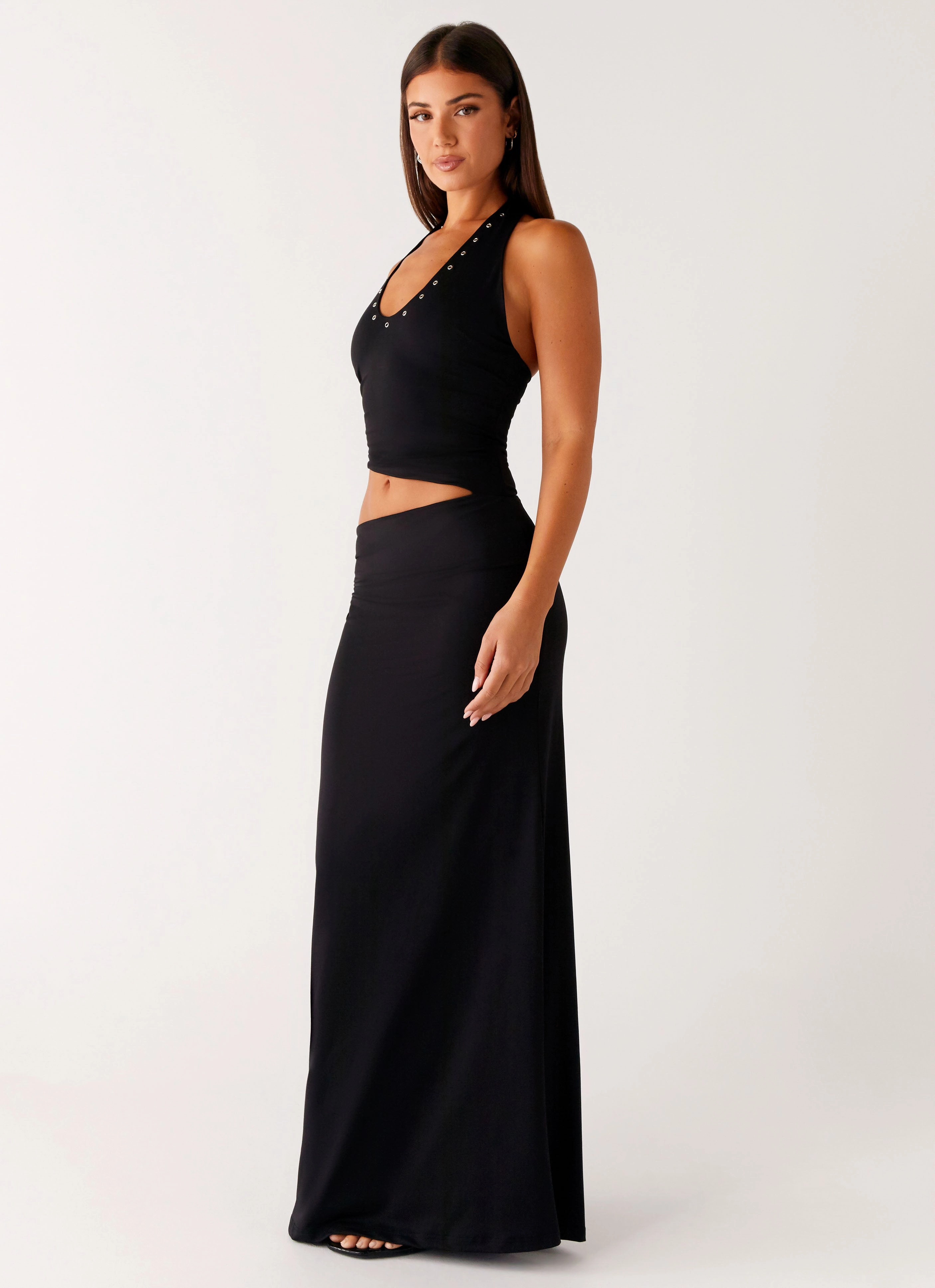 Chella Maxi Dress - Black Fit Choice Vibe Style