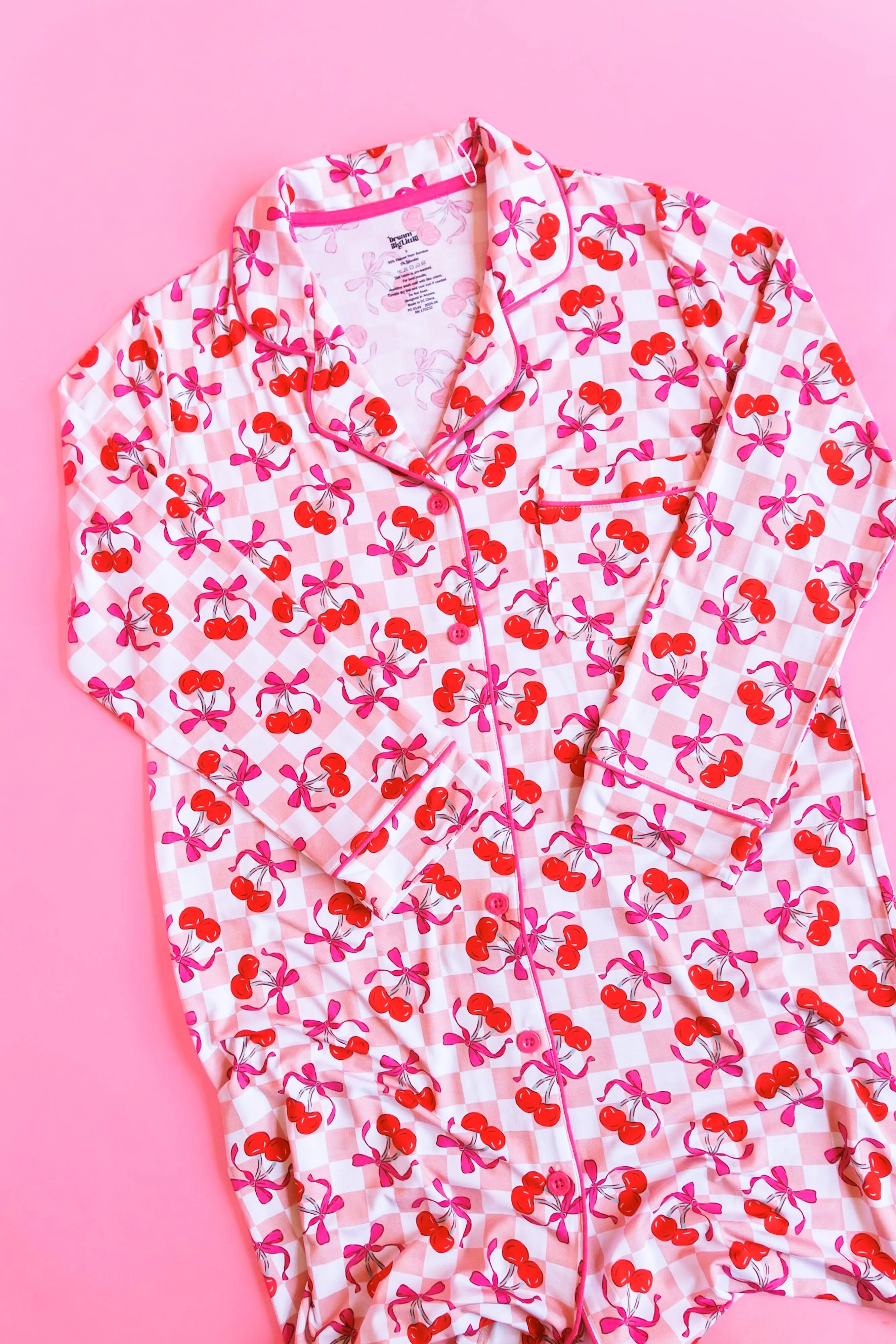 CHERRY SWEET CHECKERS WOMEN'S DREAM GOWN