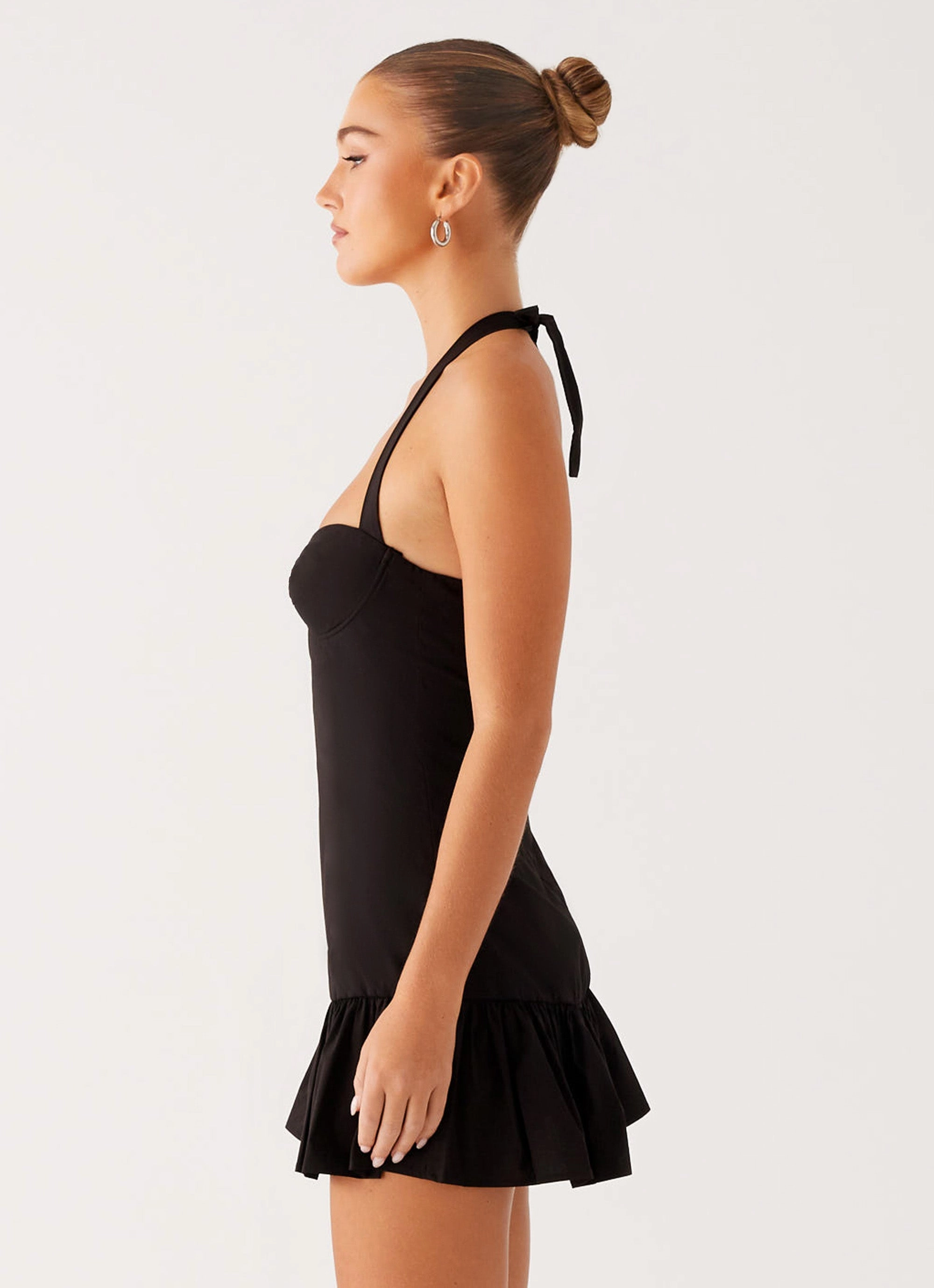 Stretch Comfort Cheryl Bustier Mini Dress - Black
