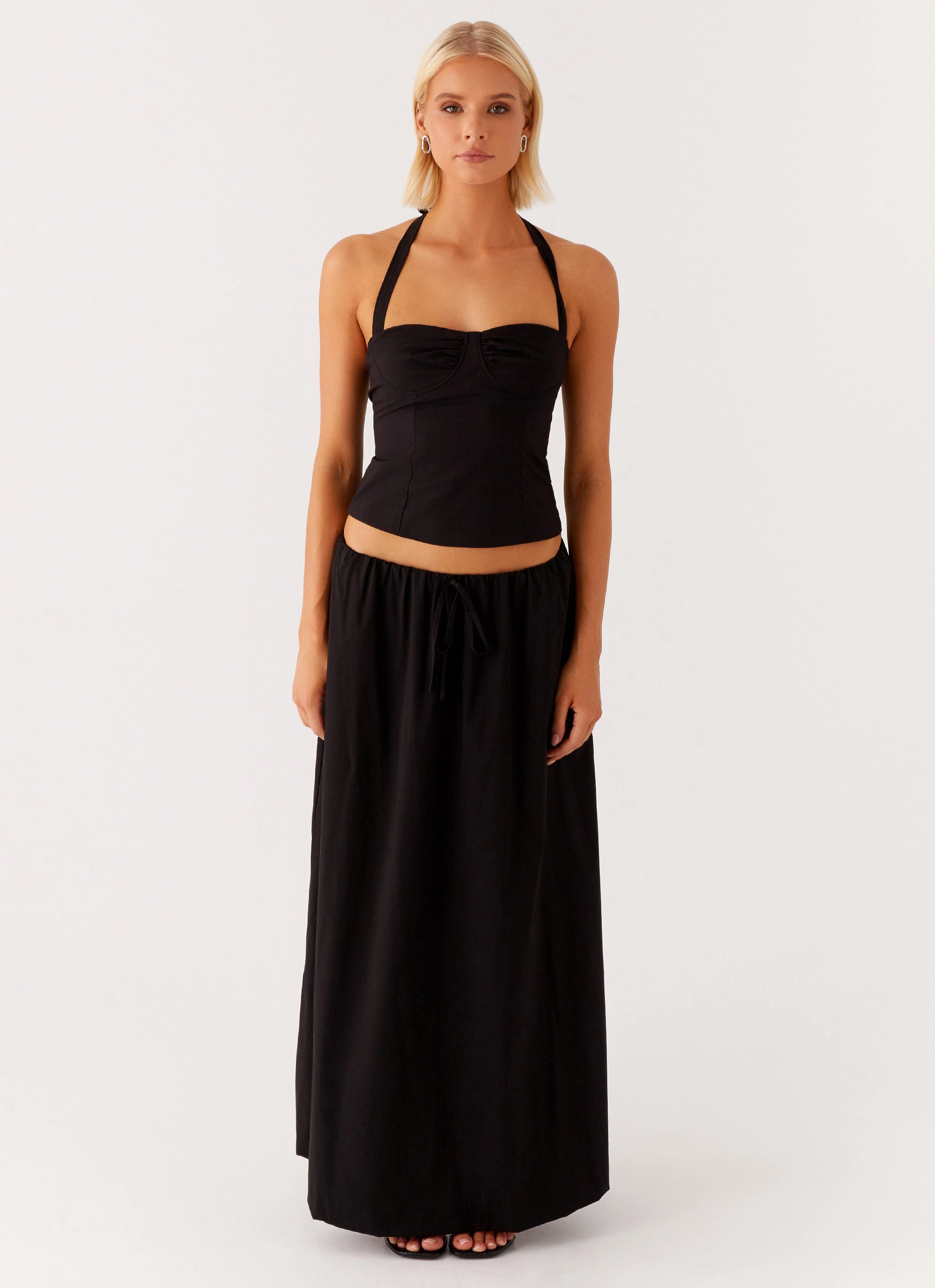 Cheryl Maxi Skirt - Black Style Innovation Basic Layers