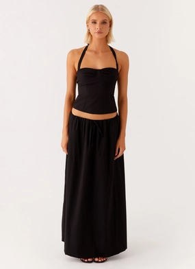 Cheryl Maxi Skirt - Black Style Innovation Basic Layers