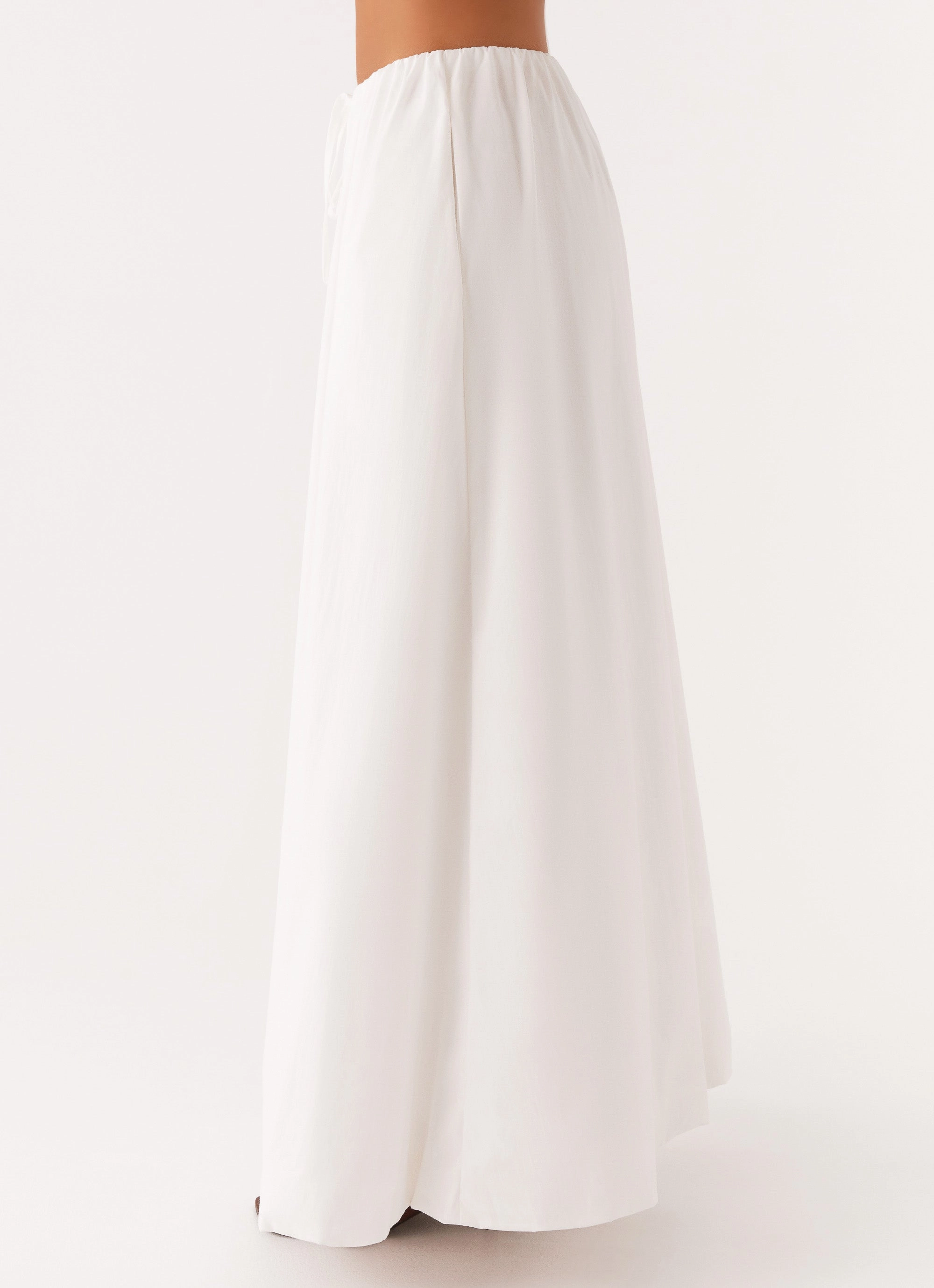 Cheryl Maxi Skirt - White Sustainable