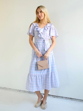 Chesney Check Midi Garden Fresh
