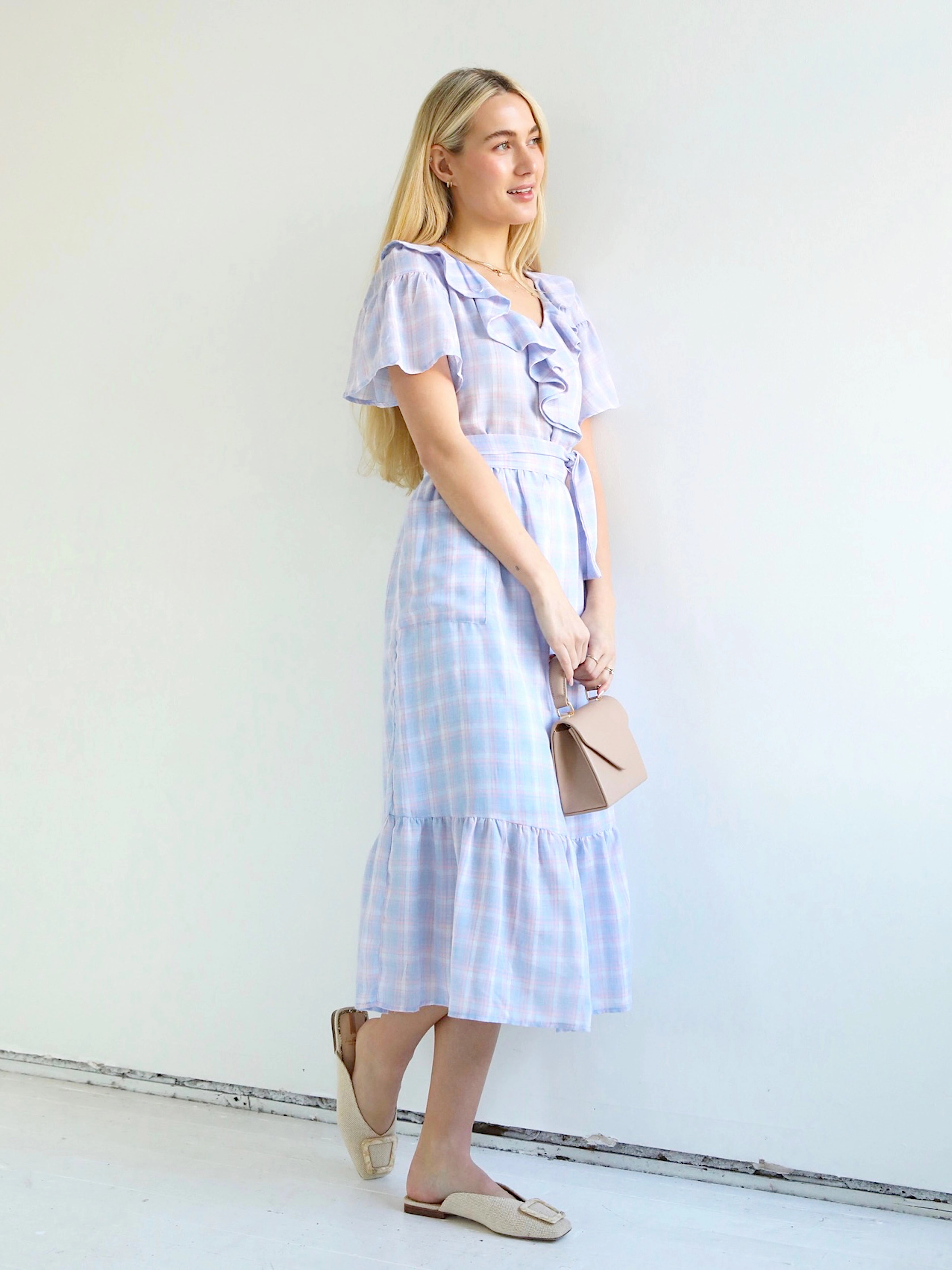 Chesney Check Midi Fall Style Global Style